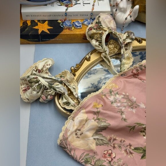 🆕 ZIMMERMANN KIDS 🧿 NWT Waverly Trim Bandeau 1PC, Pink Floral - Sz 10 Y - Picture 6 of 12